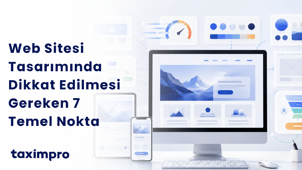 WEB SİTESİ TASARIMINDA DİKKAT EDİLMESİ GEREKEN 7 TEMEL NOKTA